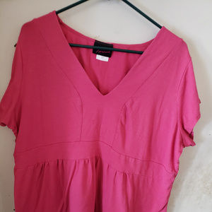 Plus size babydoll top